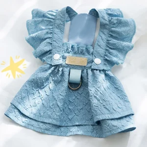 Denim Dog Dresses for Small Dogs