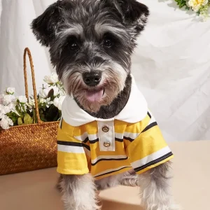 1pc New Pet Clothes, Ins Style Dog Polo Shirt,