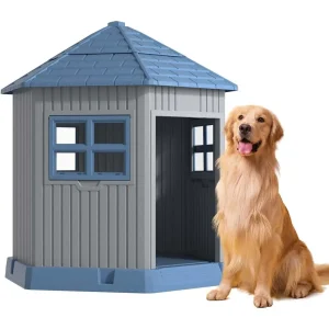 Dog House Indoor Outdoor Durable Large Dog Shelter