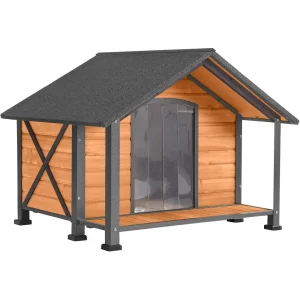 Dog House Outdoor & Indoor Unique All-Around Iron