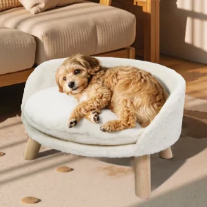 Ultra Soft Elevated Dog or Cat Sofa Bed
