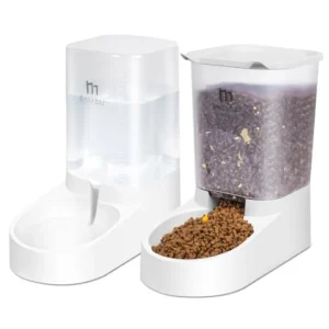 Dog Feeder, Gravity Cat Feeder and Water Dispenser Set, Automatic