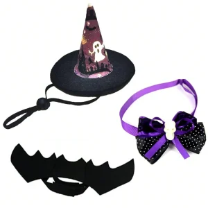 Halloween Pet Costume And Accessory Set,